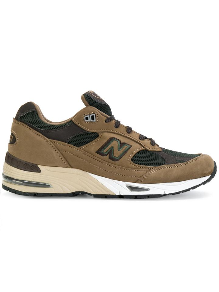 New Balance Panelled Running Sneakers - Brown