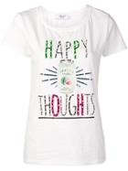 Blugirl 'happy Thoughts' Print T-shirt - White