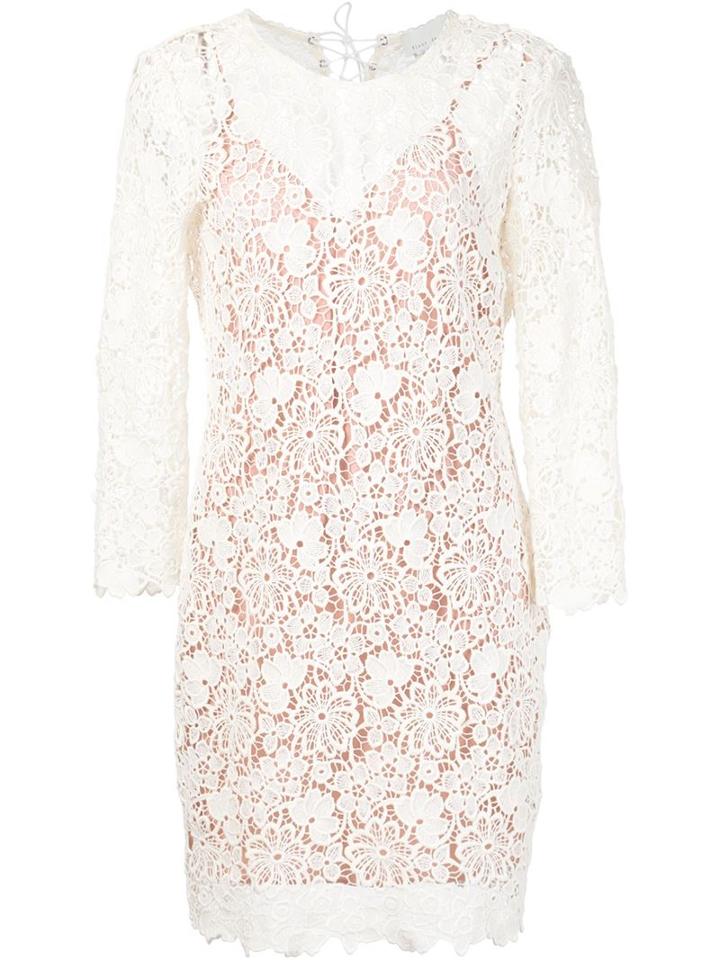 Fleur Du Mal Guipure Lace Mini Dress