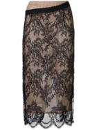 Erika Cavallini Lace Straight Skirt