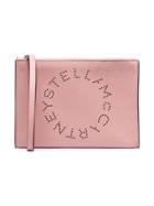 Stella Mccartney Wrist Strap Zipped Clutch - Pink