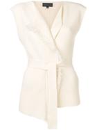 Cashmere In Love Sleeveless Knitted Top - White