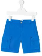 Armani Junior - Cargo Shorts - Kids - Cotton/spandex/elastane - 8 Yrs, Blue