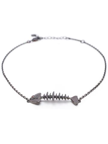 Kamushki 18kt Gold Fishbone Bracelet