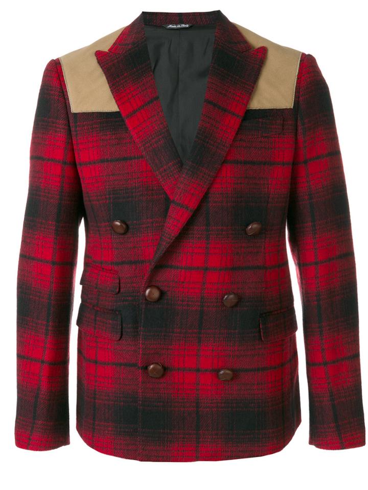 Andrea Pompilio Canadian Double-breasted Jacket - Red