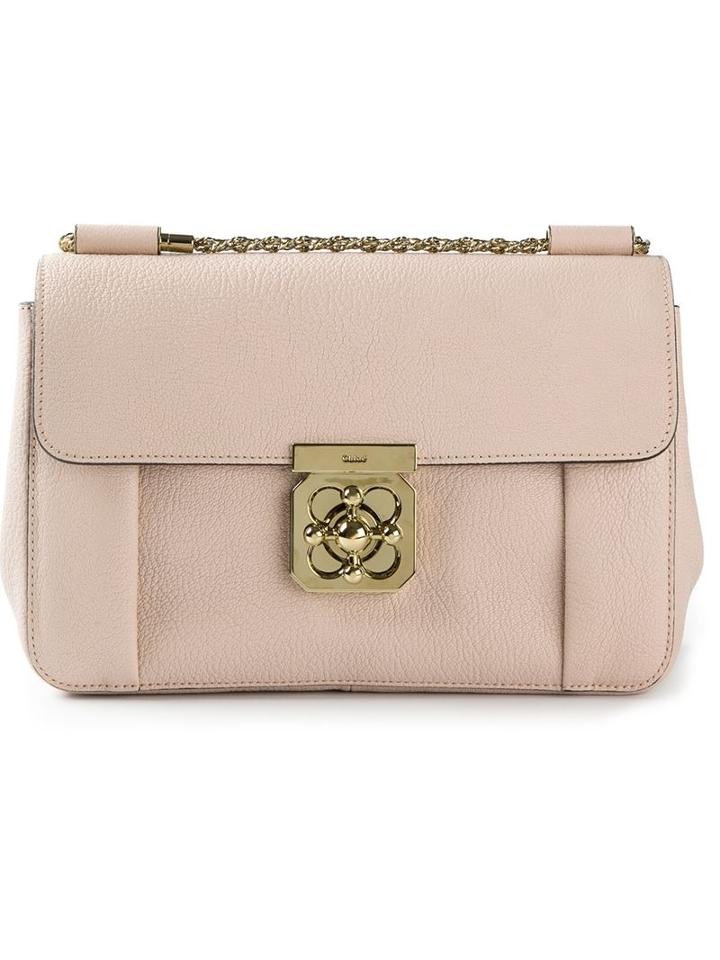 Chloé 'elsie' Shoulder Bag, Women's, Nude/neutrals