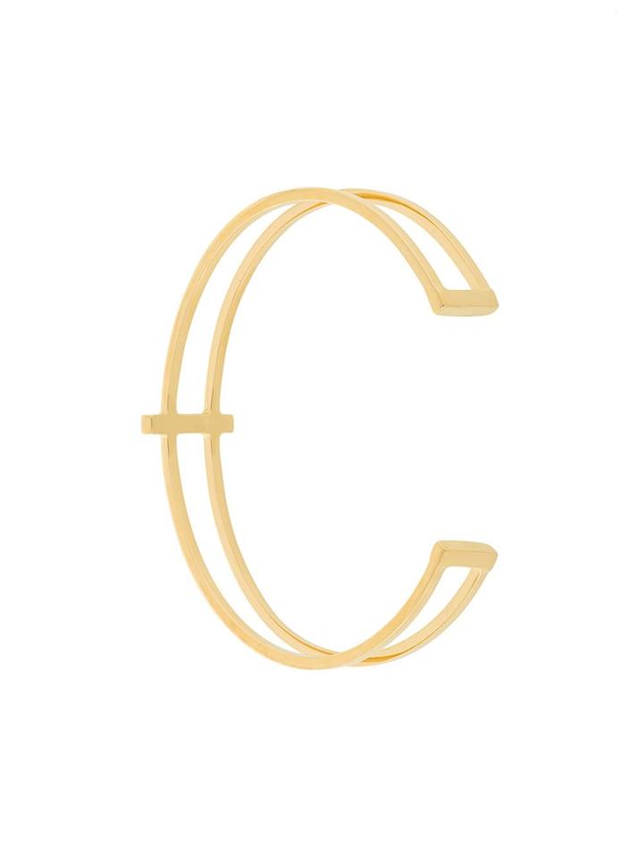 Maria Black Row Bracelet - Metallic