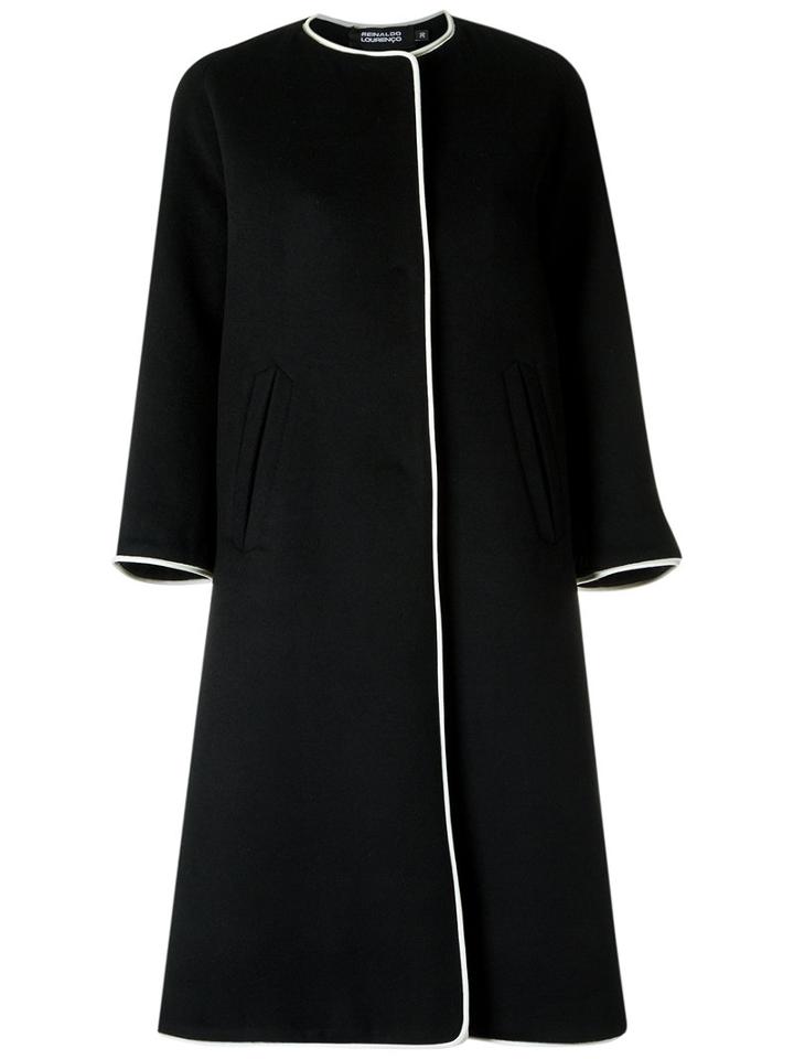 Reinaldo Lourenço - Mid Coat - Women - Wool - 44, Black, Wool