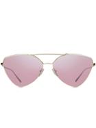 Prada Geometric Tinted Sunglasses - Metallic