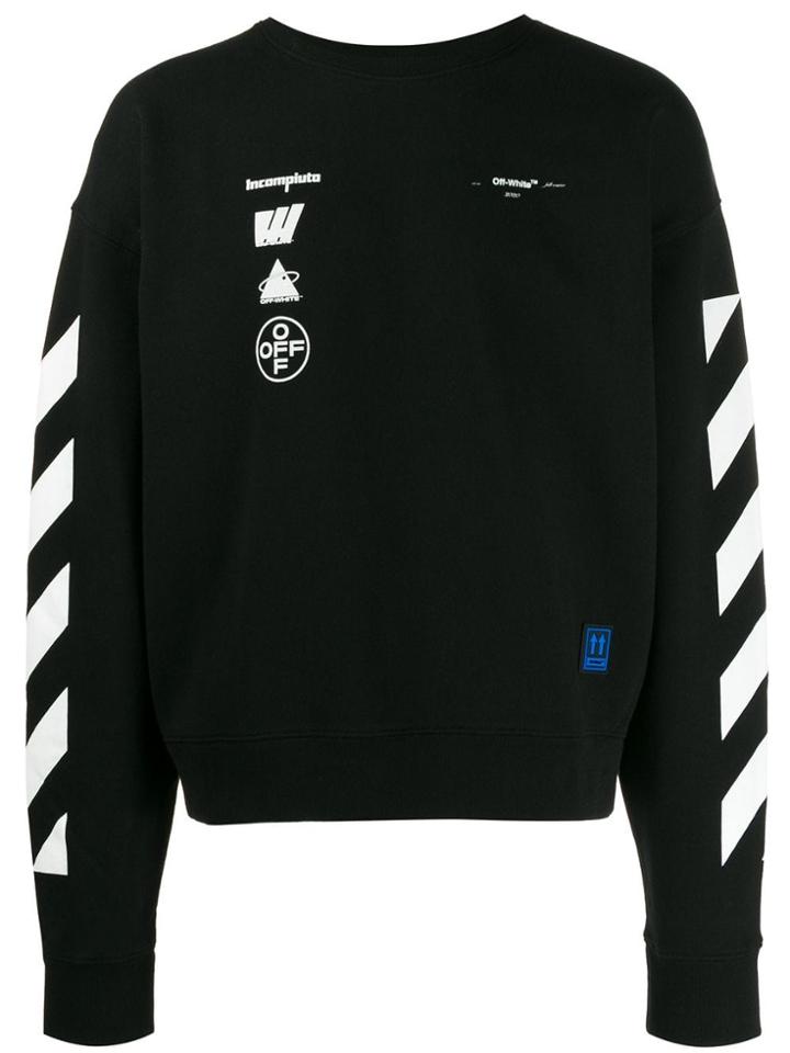 Off-white Diag Mariana De Silva Sweatshirt - Black