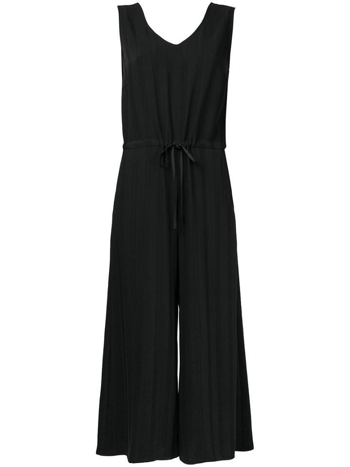 Aula V-neck Jumpsuit, Women's, Size: 0, Black, Polyester