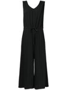 Aula V-neck Jumpsuit, Women's, Size: 0, Black, Polyester