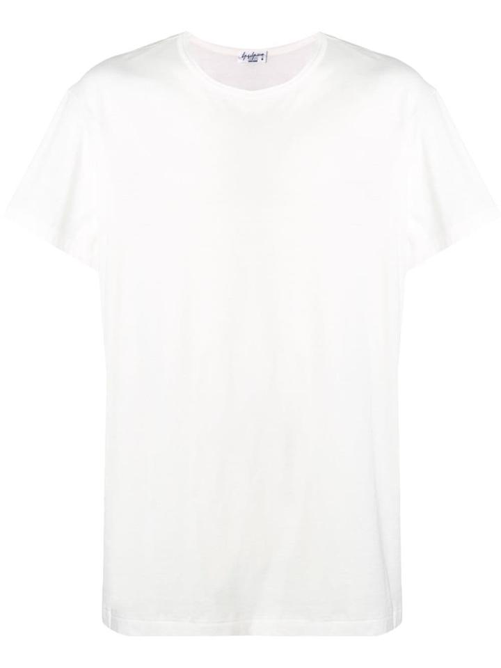 Yohji Yamamoto Oversized Crewneck T-shirt - White