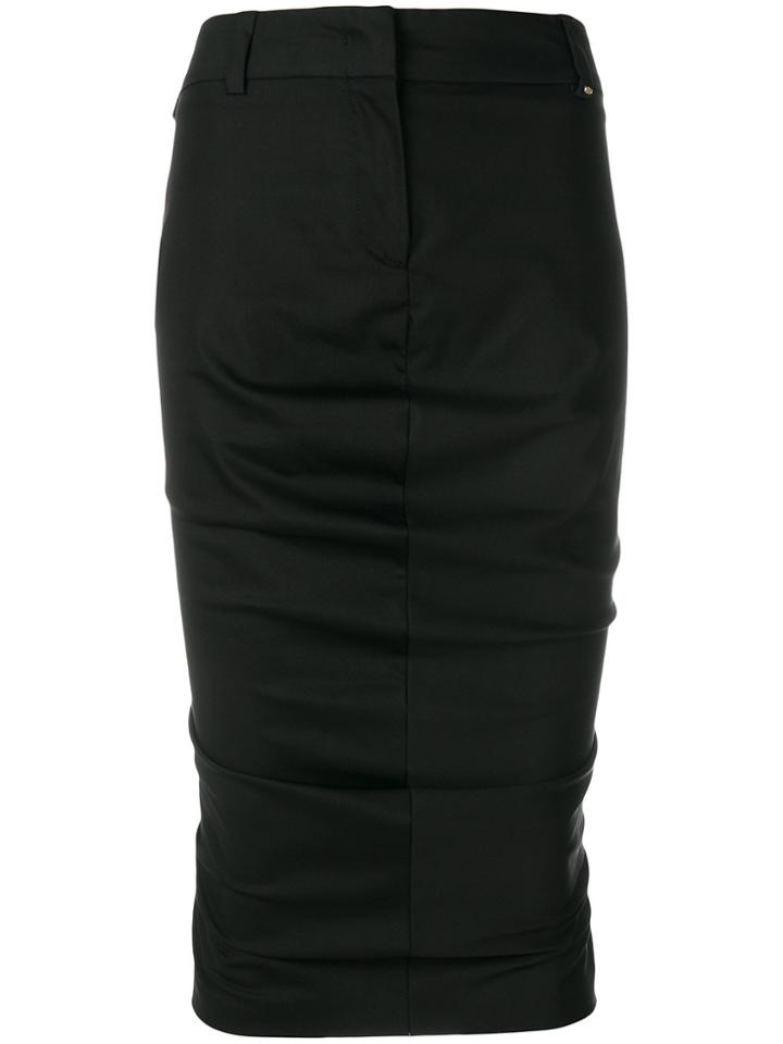 Sportmax Fitted Midi Skirt - Black