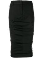 Sportmax Fitted Midi Skirt - Black