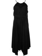 Philosophy Di Lorenzo Serafini - Asymmetric Hem Dress - Women - Viscose - 42, Black, Viscose