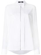 Karl Lagerfeld Panelled Zip Shirt - White
