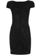 Philipp Plein 'super Geometric' Dress, Women's, Size: Small, Black, Polyester/spandex/elastane/viscose
