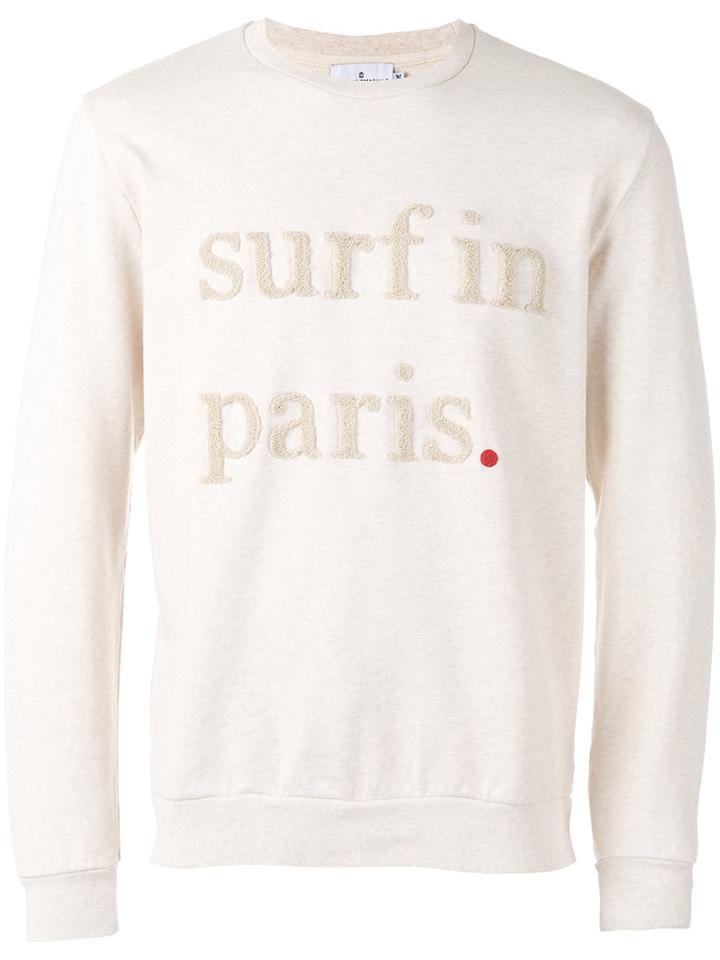 Cuisse De Grenouille - Slogan Front Sweatshirt - Men - Cotton - Xl, Nude/neutrals, Cotton