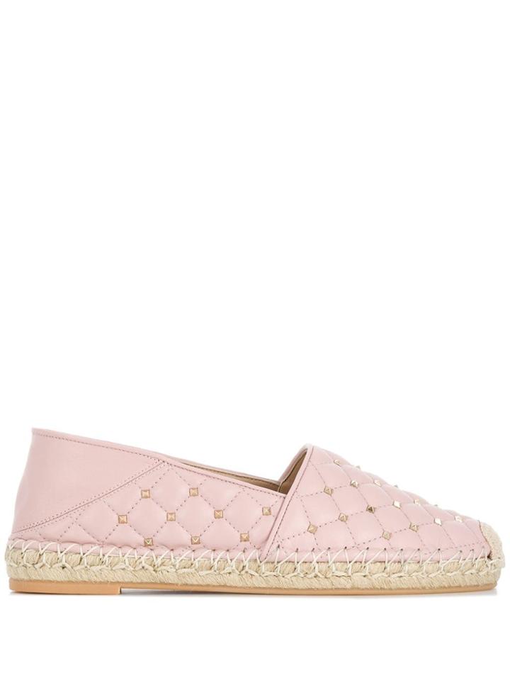 Valentino Valentino Garavani Rockstud Spike Espadrilles - Pink