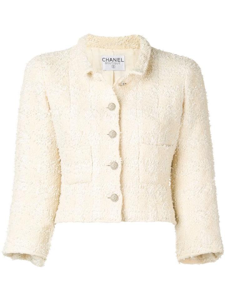 Chanel Pre-owned 1990 Tweed Jacket - Neutrals