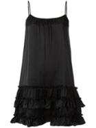 Olympiah - Ruffled Silk Dress - Women - Silk - 36, Black, Silk
