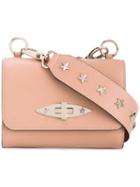 Red Valentino - Studded Shoulder Bag - Women - Calf Leather - One Size, Nude/neutrals, Calf Leather