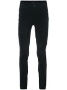 Mother Skinny Trousers - Black