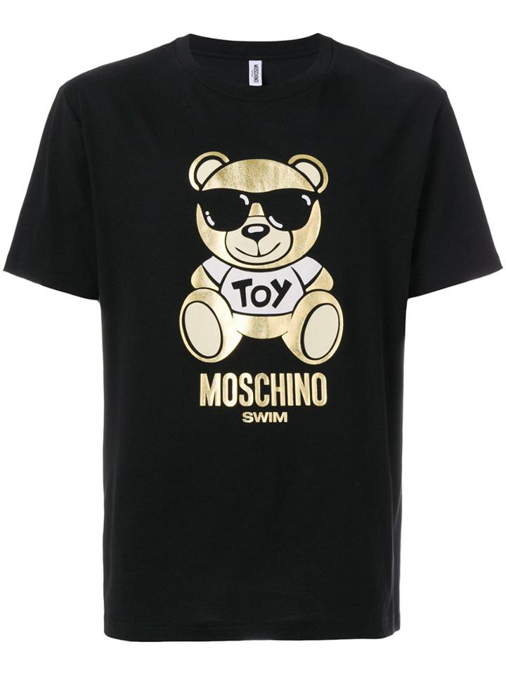 Moschino Metallic Bear T-shirt - Black