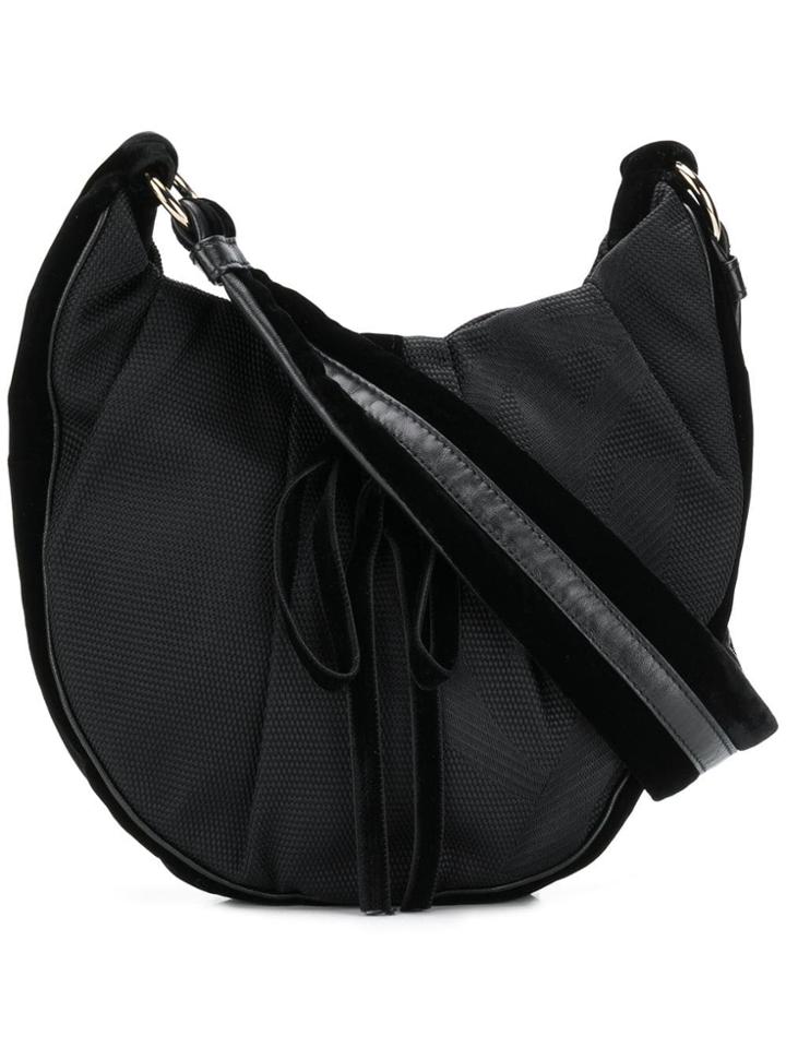 Yves Saint Laurent Vintage 2000'stied Shoulder Bag - Black