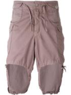 Telfar Cargo Shorts, Adult Unisex, Size: Small, Pink/purple, Cotton