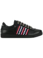 Dsquared2 Barney Logo Stripe Sneakers - Black