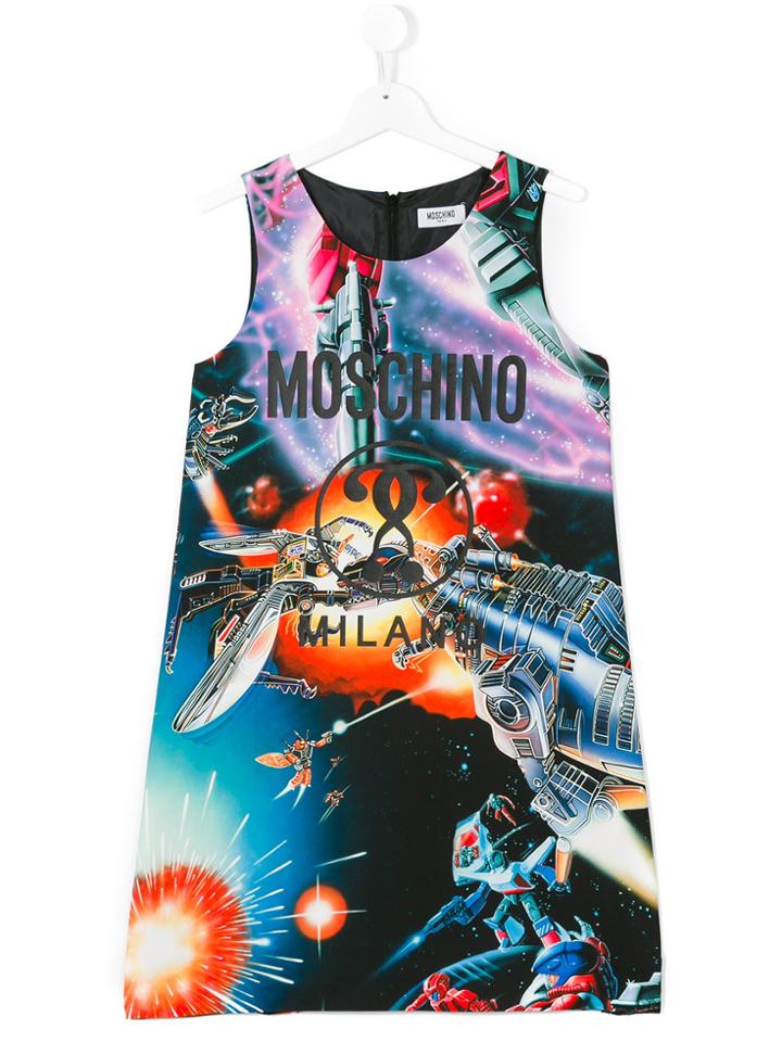 Moschino Kids Transformers Mini Dress - Multicolour