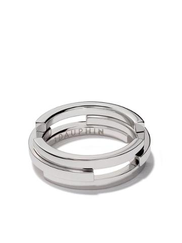 Maison Dauphin 18kt White Gold C3v Volume Ring