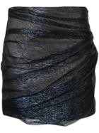 Dsquared2 Gathered Style Mini Skirt - Blue