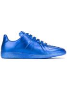 Maison Margiela Lace Up Sneakers - Blue