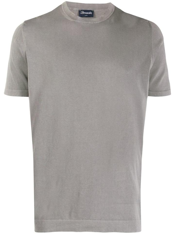 Drumohr Knitted T-shirt - Grey