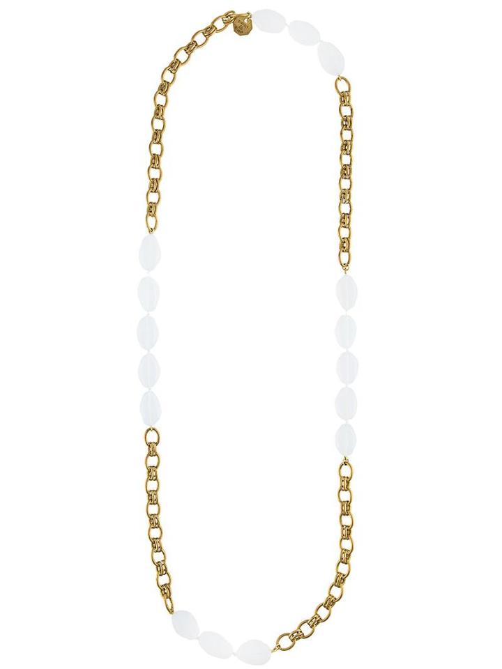 Chanel Vintage Linked Necklace, Women's, Metallic