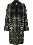 Antonio Marras Embellished Single Breasted Coat - Grey