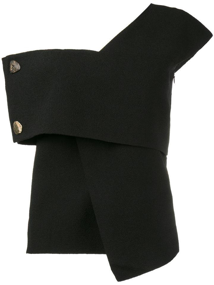 Rejina Pyo - Willow Off-shoulder Top - Women - Polyester - 10, Black, Polyester