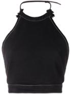 Marios Cropped Top - Black