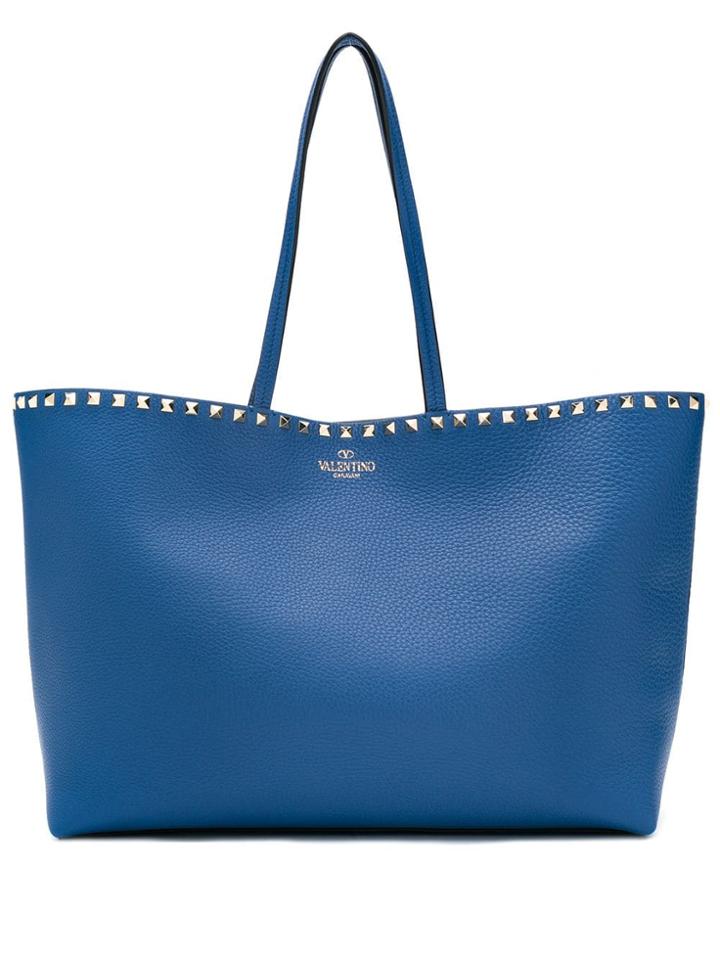 Valentino Garavani Valentino Garavani Rockstud Tote Bag - Blue