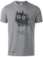 Aspesi 'fluffy' Print T-shirt, Men's, Size: Xxl, Grey, Cotton/polyester