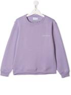 Chiara Ferragni Kids Teen Flirting Sweatshirt - Purple
