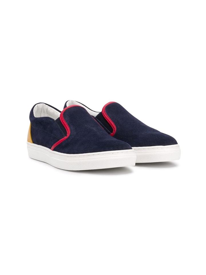Harmont & Blaine Junior Teen Slip-on Sneakers - Blue