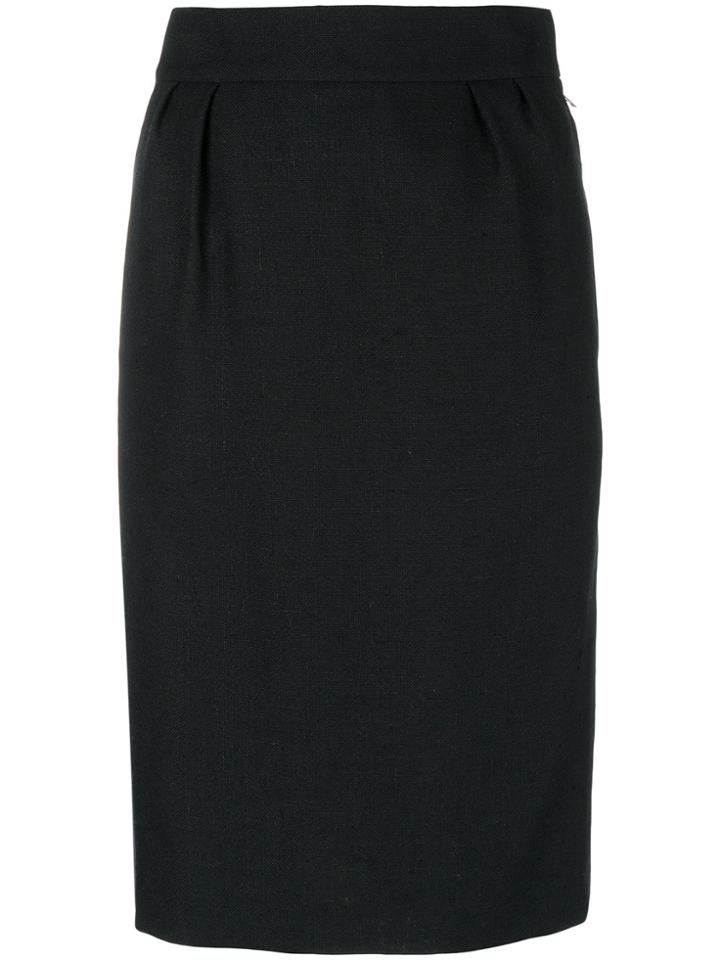 Hermès Vintage Pencil Skirt - Black