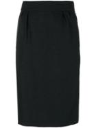Hermès Vintage Pencil Skirt - Black