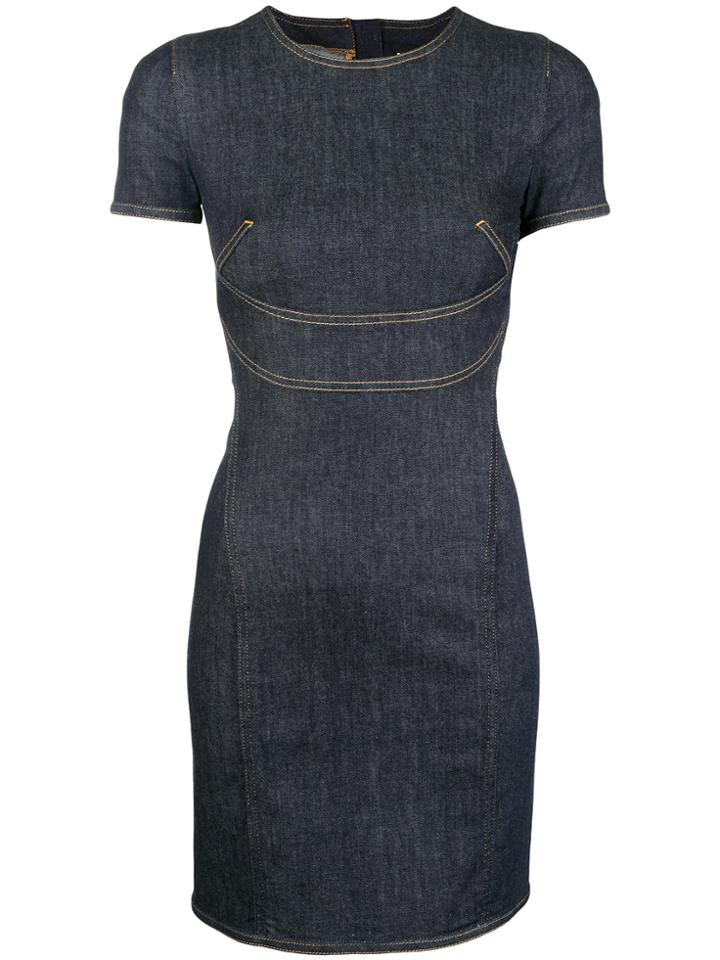 Dsquared2 Denim Fitted Dress - Blue