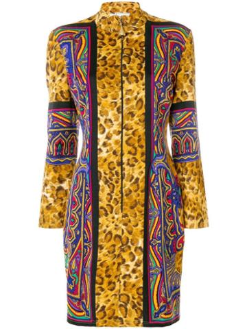 Versus Pre-owned Leopard Print Mini Dress - Multicolour