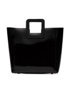 Staud Shirley Patent Leather Tote Bag - Black